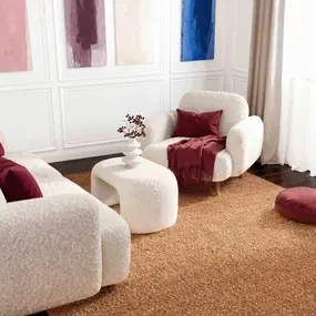 Ted Baker Laagpolig vloerkleed - Notting Hill Boucle Beige