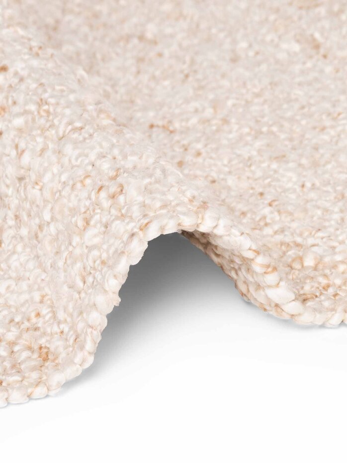 Laagpolig vloerkleed - Notting Hill Boucle Creme Beige