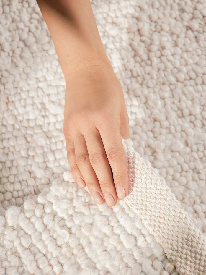 Laagpolig vloerkleed - Notting Hill Boucle Creme