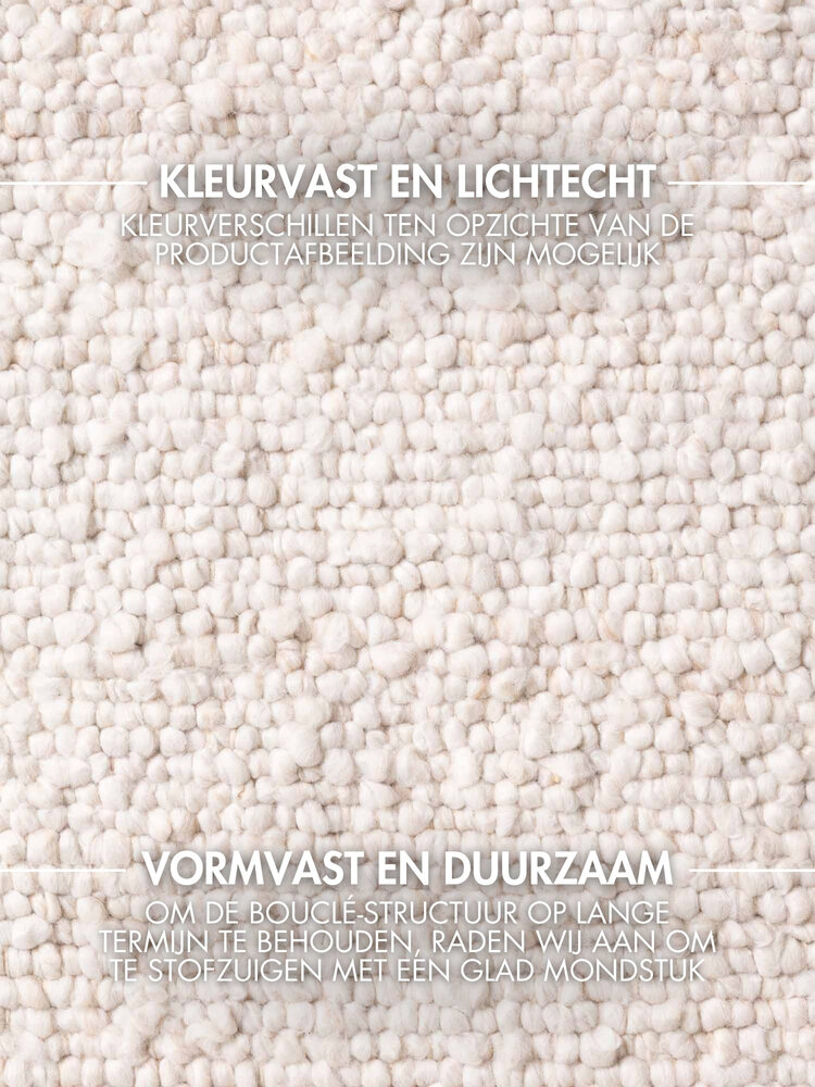 Laagpolig vloerkleed - Notting Hill Boucle Creme
