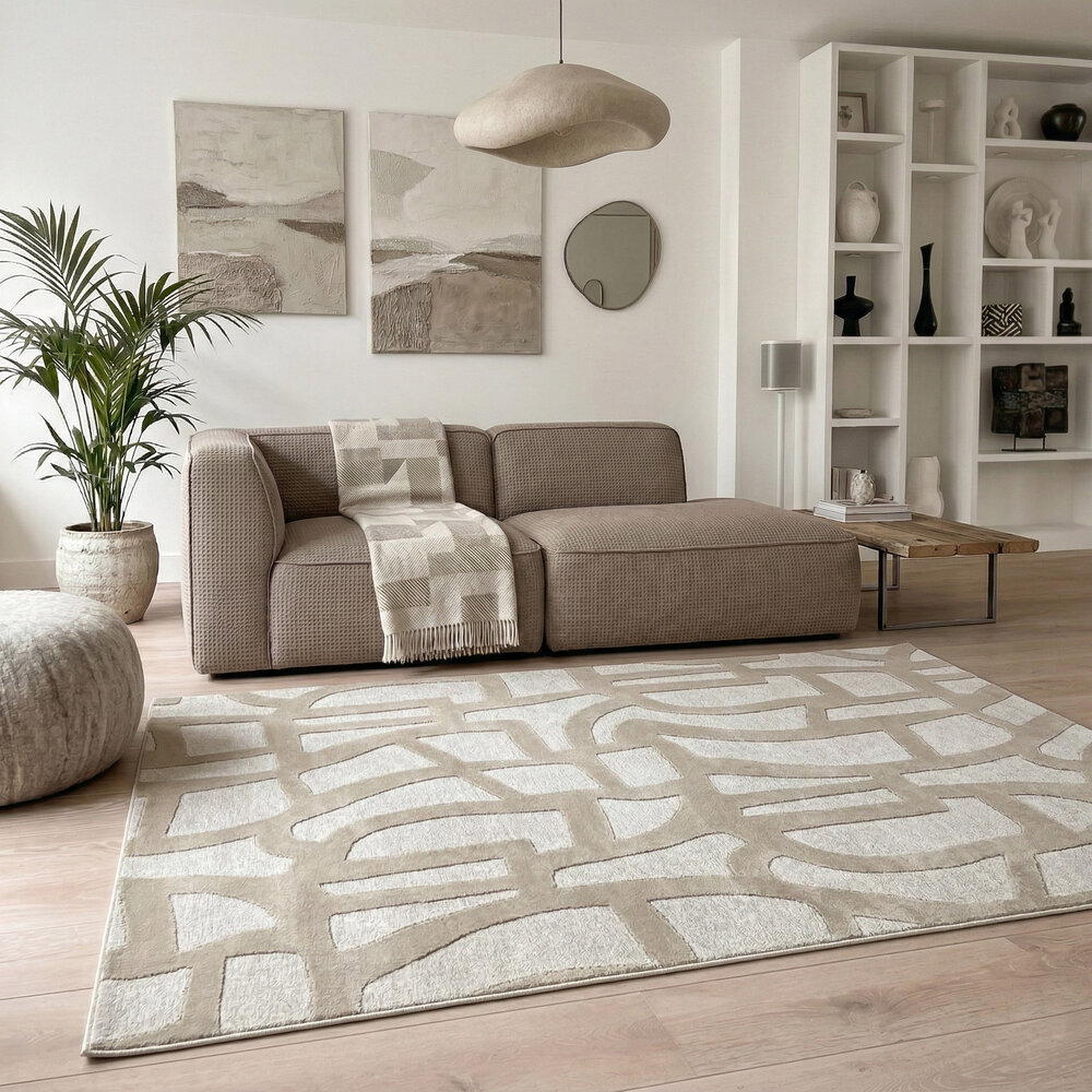 Villeroy & Boch - Laagpolig vloerkleed - Therese - Crème Villeroy & Boch - Laagpolig vloerkleed - Therese - Crème