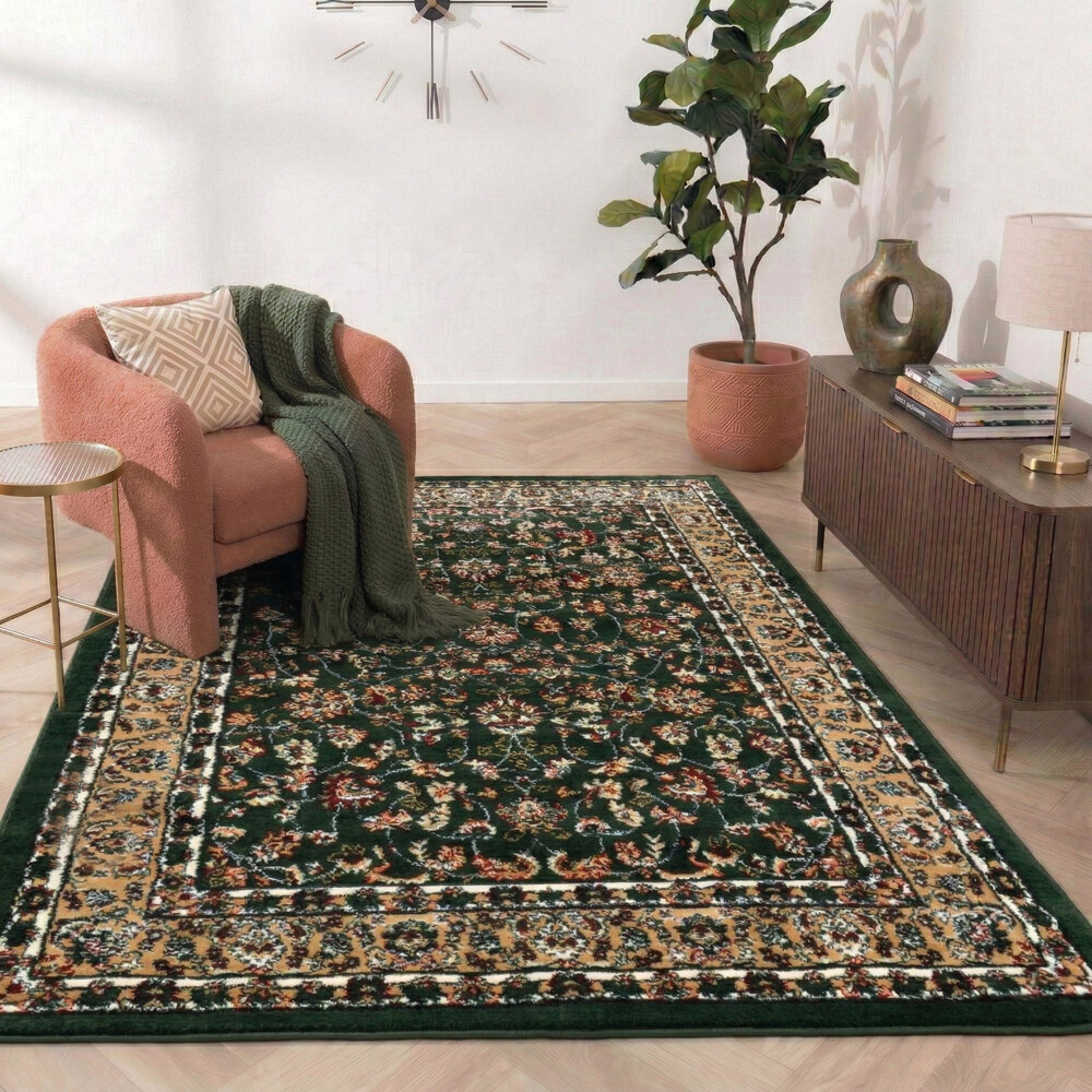 Klassiek vloerkleed - Skazar Oosters Motief Groen