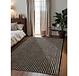 Jute vloerkleed - Harvest Ebony Zwart/Creme