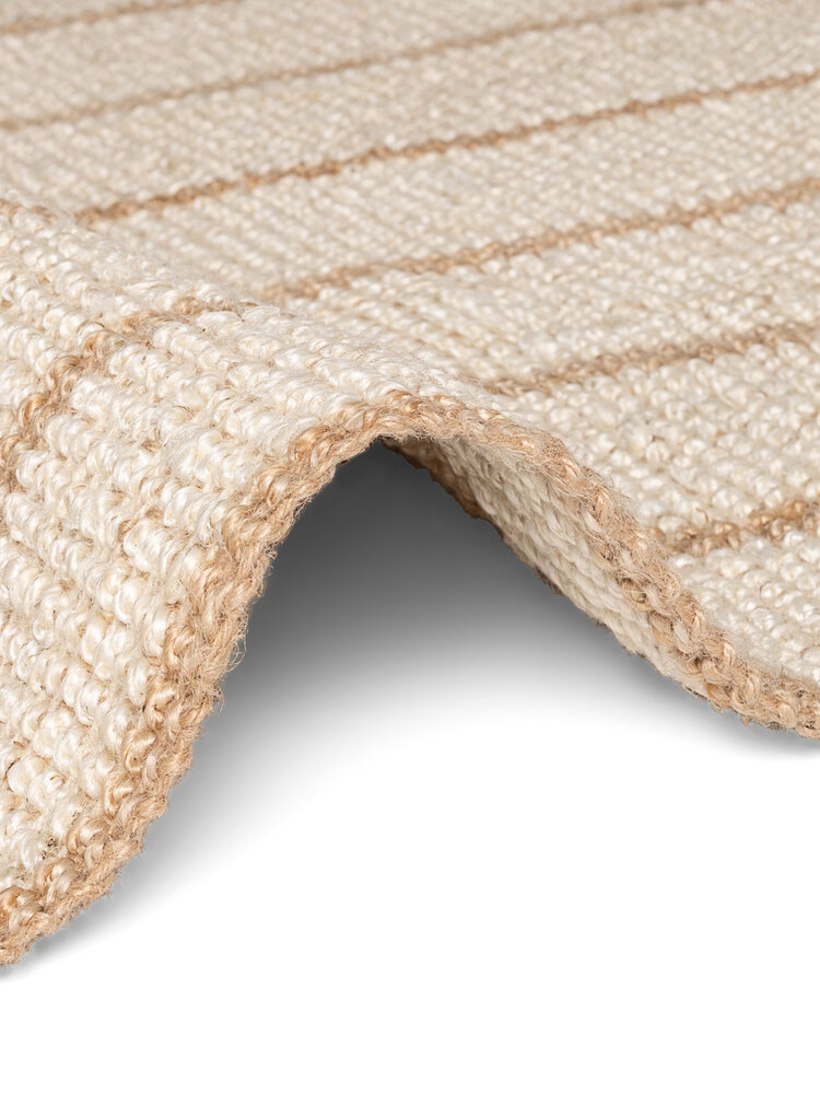 Jute vloerkleed - Harvest Sierra Creme/Naturel