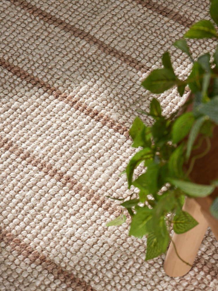 Jute vloerkleed - Harvest Sierra Creme/Naturel