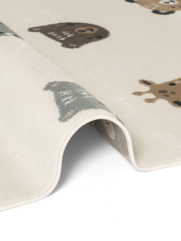 Kindervloerkleed - Adventures Tiny Zoo Creme/Kleurrijk Kindervloerkleed - Adventures Tiny Zoo Creme/Kleurrijk