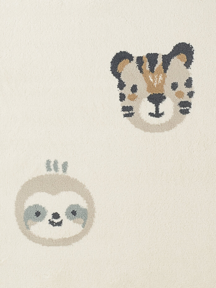 Kindervloerkleed - Adventures Tiny Zoo Creme/Kleurrijk Kindervloerkleed - Adventures Tiny Zoo Creme/Kleurrijk