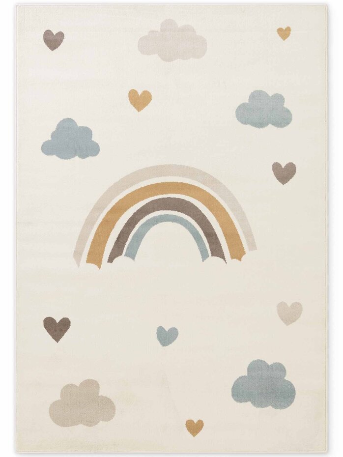 Kindervloerkleed - Adventures Skyla Creme/Kleurrijk Kindervloerkleed - Adventures Skyla Creme/Kleurrijk