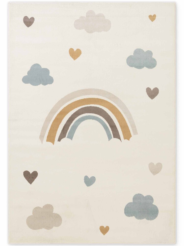 Kindervloerkleed - Adventures Skyla Creme/Kleurrijk Kindervloerkleed - Adventures Skyla Creme/Kleurrijk