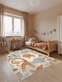 Kindervloerkleed - Adventures Savanna Creme/Kleurrijk