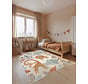 Kindervloerkleed - Adventures Savanna Creme/Kleurrijk
