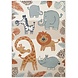 Kindervloerkleed - Adventures Savanna Creme/Kleurrijk Kindervloerkleed - Adventures Savanna Creme/Kleurrijk