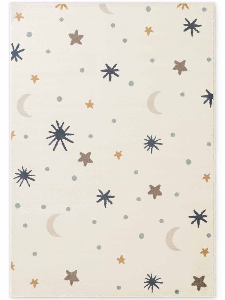 Kindervloerkleed - Adventures Moony Creme/Kleurrijk Kindervloerkleed - Adventures Moony Creme/Kleurrijk