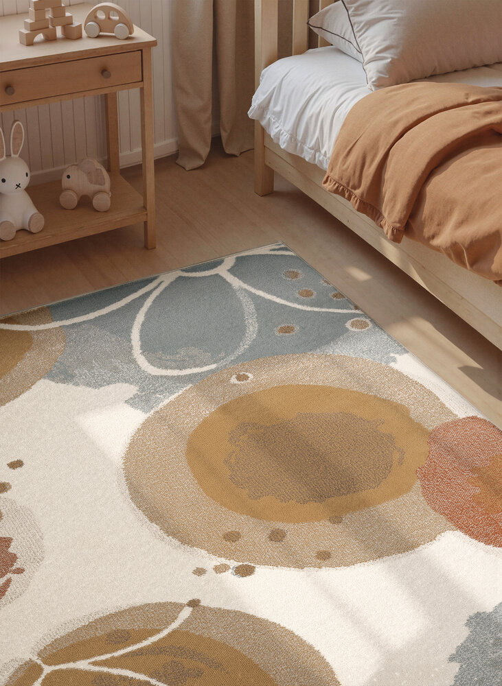 Kindervloerkleed - Adventures Marigold Creme/Kleurrijk Kindervloerkleed - Adventures Marigold Creme/Kleurrijk