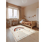Kindervloerkleed - Adventures Luvy Creme/Kleurrijk