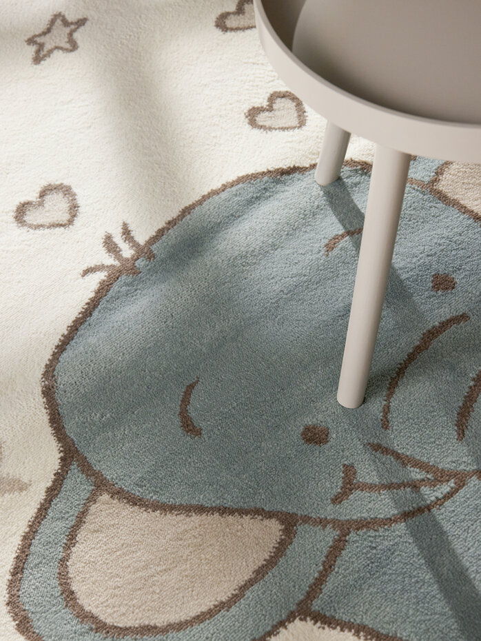 Kindervloerkleed - Adventures Little Ellie Creme/Kleurrijk Kindervloerkleed - Adventures Little Ellie Creme/Kleurrijk