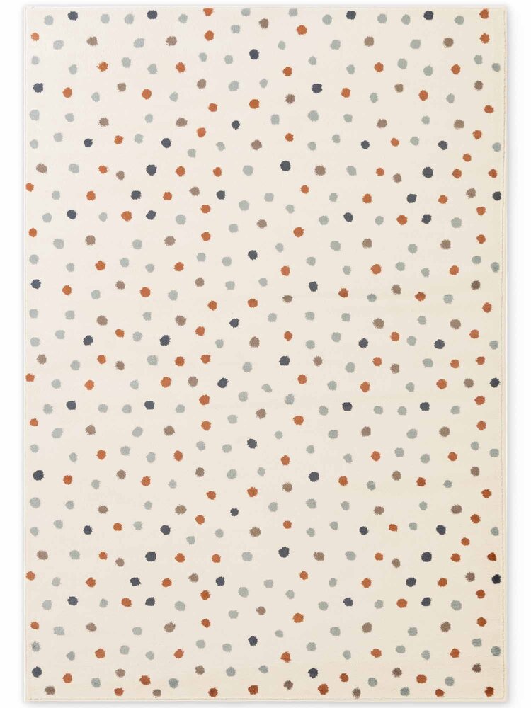 Kindervloerkleed - Adventures Konfetti Creme/Kleurrijk
