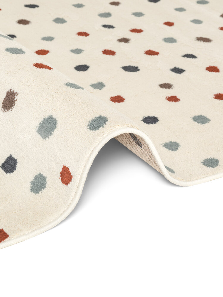 Kindervloerkleed - Adventures Konfetti Creme/Kleurrijk