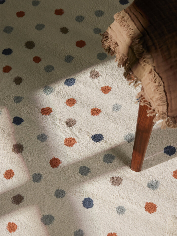 Kindervloerkleed - Adventures Konfetti Creme/Kleurrijk