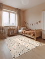 Kindervloerkleed - Adventures Funny Squares Creme/Kleurrijk