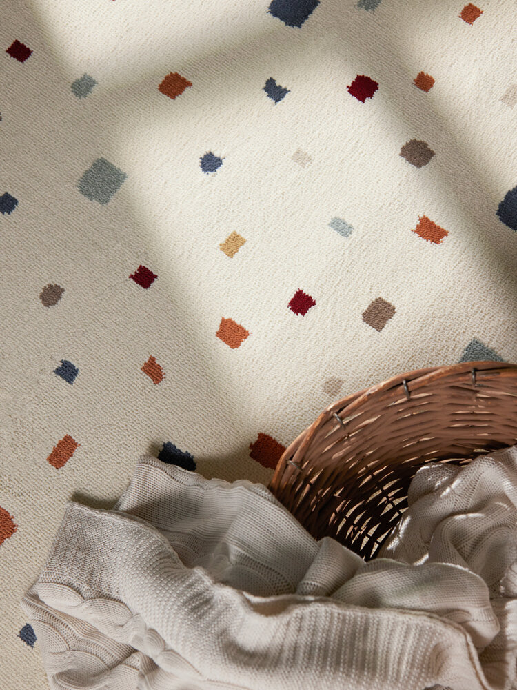 Kindervloerkleed - Adventures Funny Squares Creme/Kleurrijk Kindervloerkleed - Adventures Funny Squares Creme/Kleurrijk
