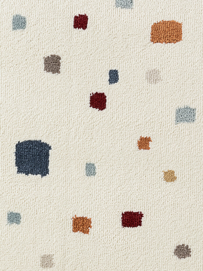 Kindervloerkleed - Adventures Funny Squares Creme/Kleurrijk Kindervloerkleed - Adventures Funny Squares Creme/Kleurrijk