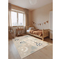 Kindervloerkleed - Adventures Dreamy Panda Beige/Kleurrijk