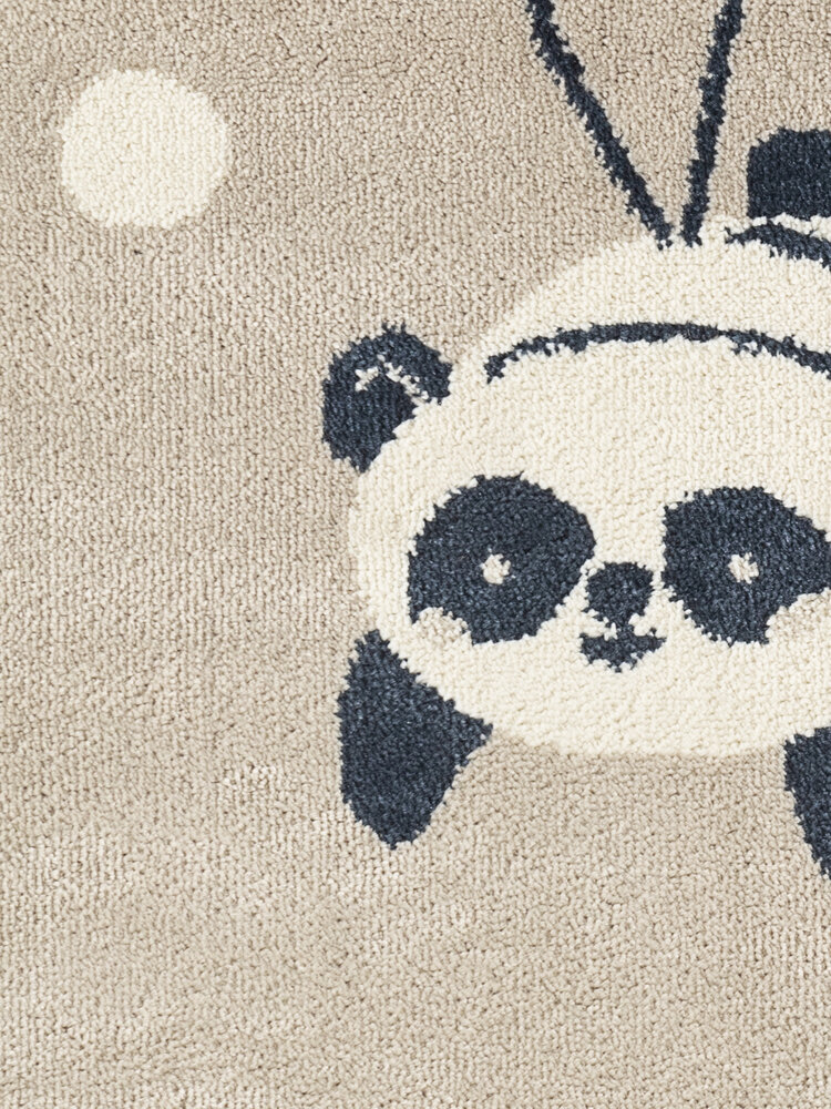 Kindervloerkleed - Adventures Dreamy Panda Beige/Kleurrijk Kindervloerkleed - Adventures Dreamy Panda Beige/Kleurrijk