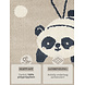 Kindervloerkleed - Adventures Dreamy Panda Beige/Kleurrijk Kindervloerkleed - Adventures Dreamy Panda Beige/Kleurrijk