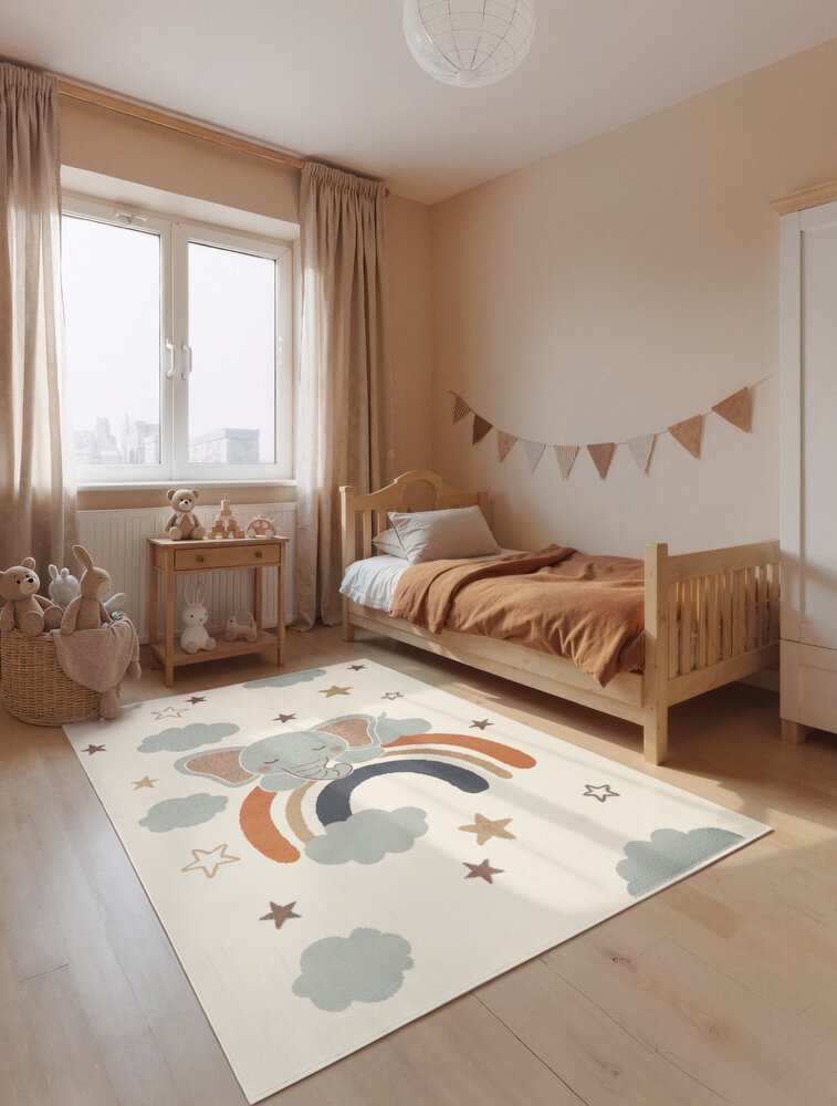 Kindervloerkleed - Adventures Dreamy Jumbo Creme/Kleurrijk Kindervloerkleed - Adventures Dreamy Jumbo Creme/Kleurrijk