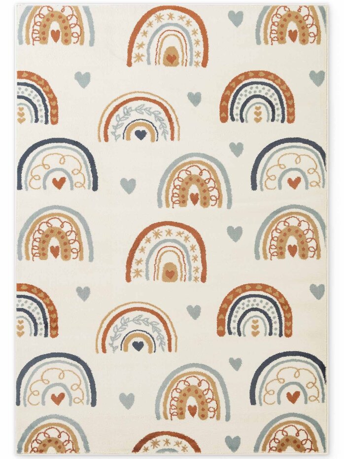 Kindervloerkleed - Adventures Bowie Creme/Kleurrijk Kindervloerkleed - Adventures Bowie Creme/Kleurrijk