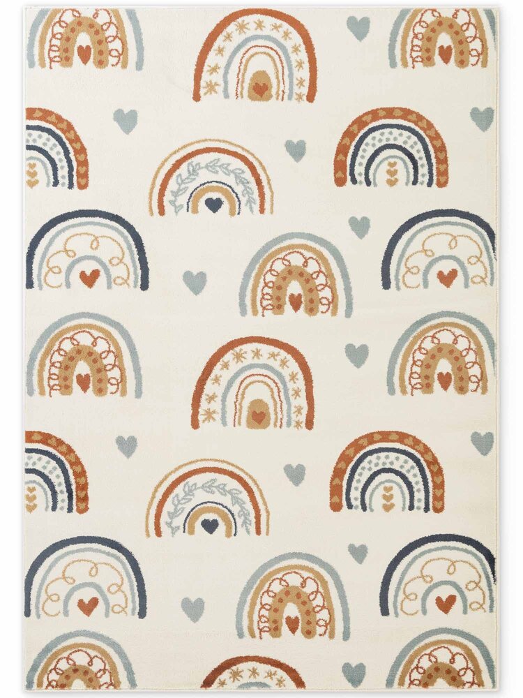 Kindervloerkleed - Adventures Bowie Creme/Kleurrijk Kindervloerkleed - Adventures Bowie Creme/Kleurrijk