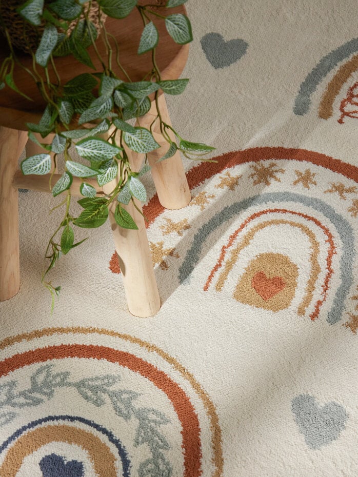 Kindervloerkleed - Adventures Bowie Creme/Kleurrijk Kindervloerkleed - Adventures Bowie Creme/Kleurrijk