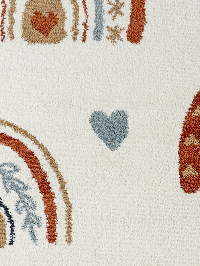 Kindervloerkleed - Adventures Bowie Creme/Kleurrijk Kindervloerkleed - Adventures Bowie Creme/Kleurrijk