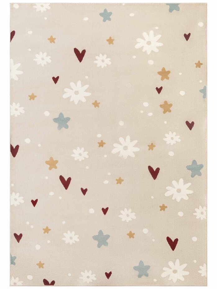 Kindervloerkleed - Adventures Amori Beige/Kleurrijk Kindervloerkleed - Adventures Amori Beige/Kleurrijk