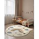 Rond kindervloerkleed - Adventures Skyla Creme/Kleurrijk Rond kindervloerkleed - Adventures Skyla Creme/Kleurrijk