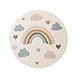 Rond kindervloerkleed - Adventures Skyla Creme/Kleurrijk Rond kindervloerkleed - Adventures Skyla Creme/Kleurrijk