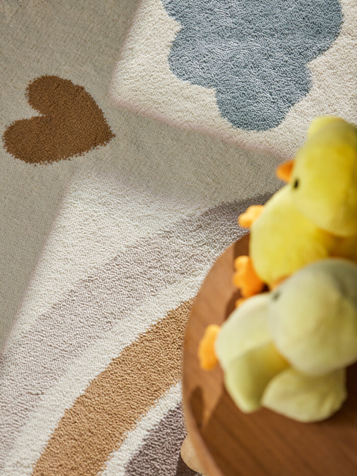 Rond kindervloerkleed - Adventures Skyla Creme/Kleurrijk Rond kindervloerkleed - Adventures Skyla Creme/Kleurrijk