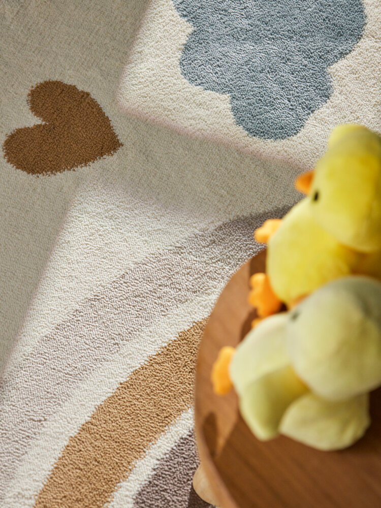 Rond kindervloerkleed - Adventures Skyla Creme/Kleurrijk Rond kindervloerkleed - Adventures Skyla Creme/Kleurrijk