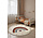 Rond kindervloerkleed - Adventures Luvy Creme/Kleurrijk