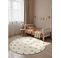 Rond kindervloerkleed - Adventures Ravi Creme/Kleurrijk