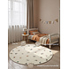 Rond kindervloerkleed - Adventures Ravi Creme/Kleurrijk Rond kindervloerkleed - Adventures Ravi Creme/Kleurrijk