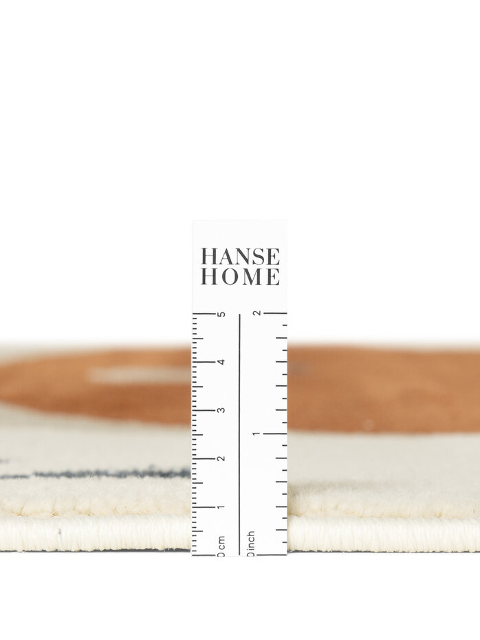 Rond kindervloerkleed - Adventures Moby Creme/Kleurrijk Rond kindervloerkleed - Adventures Moby Creme/Kleurrijk