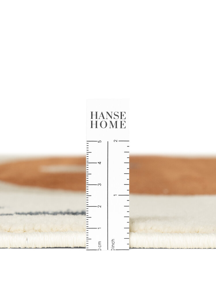 Rond kindervloerkleed - Adventures Moby Creme/Kleurrijk Rond kindervloerkleed - Adventures Moby Creme/Kleurrijk