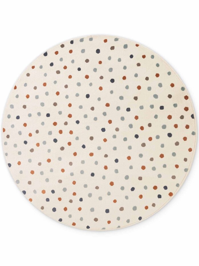 Rond kindervloerkleed - Adventures Konfetti Creme/Kleurrijk Rond kindervloerkleed - Adventures Konfetti Creme/Kleurrijk