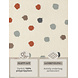 Rond kindervloerkleed - Adventures Konfetti Creme/Kleurrijk Rond kindervloerkleed - Adventures Konfetti Creme/Kleurrijk