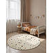 Rond kindervloerkleed - Adventures Funny Squares Creme/Kleurrijk Rond kindervloerkleed - Adventures Funny Squares Creme/Kleurrijk