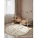 Rond kindervloerkleed - Adventures Funny Squares Creme/Kleurrijk Rond kindervloerkleed - Adventures Funny Squares Creme/Kleurrijk