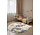 Rond kindervloerkleed - Adventures Eenhoorn Creme/Kleurrijk