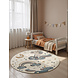 Rond kindervloerkleed - Adventures Eenhoorn Creme/Kleurrijk Rond kindervloerkleed - Adventures Eenhoorn Creme/Kleurrijk